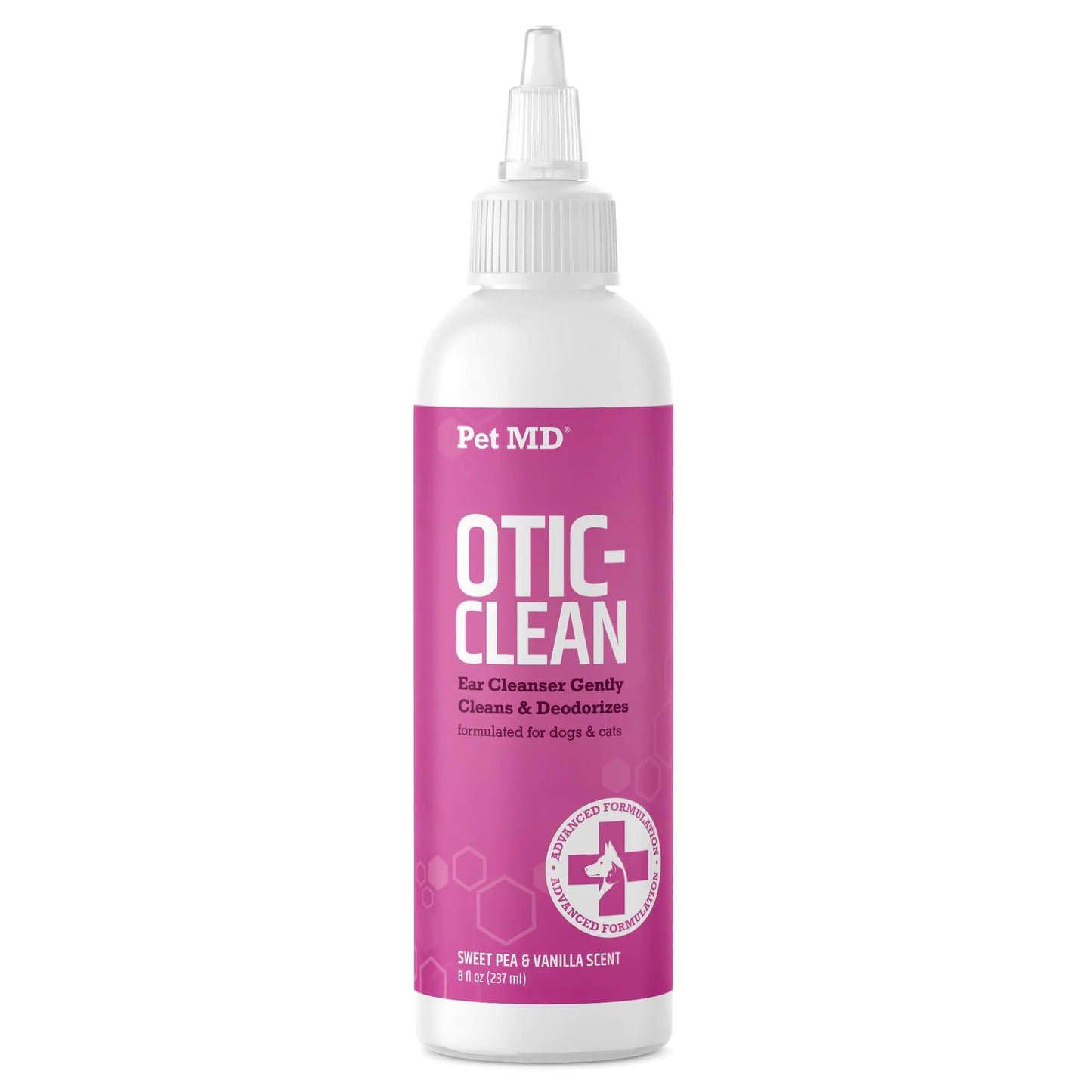 Pet MD Ear Care Solution with Aloe - Cleansing and Odor Control - 8 oz