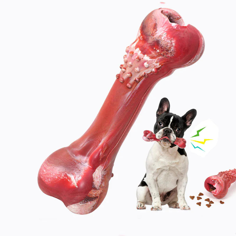Dog Chewing Simulation Bone Toy with Sound