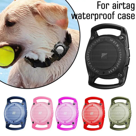 Waterproof Apple Air Tag Case for Pets - IP67 Protective Collar Holder