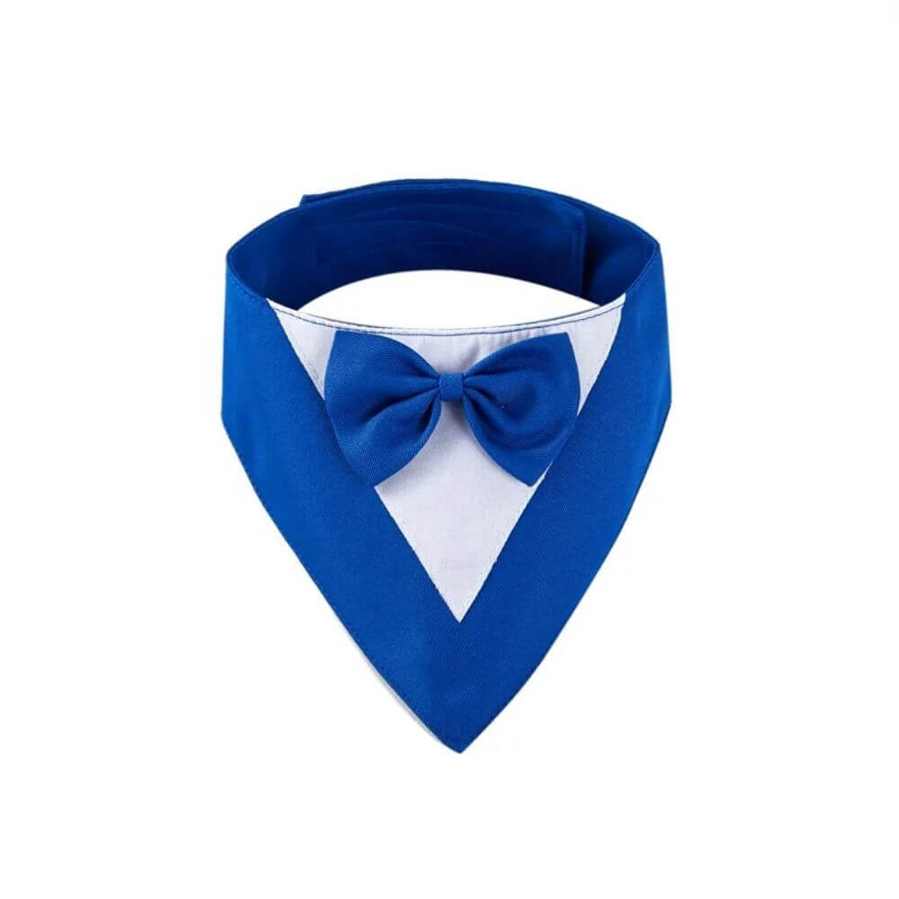 Bow Tie Dog Collar Scarf Bib