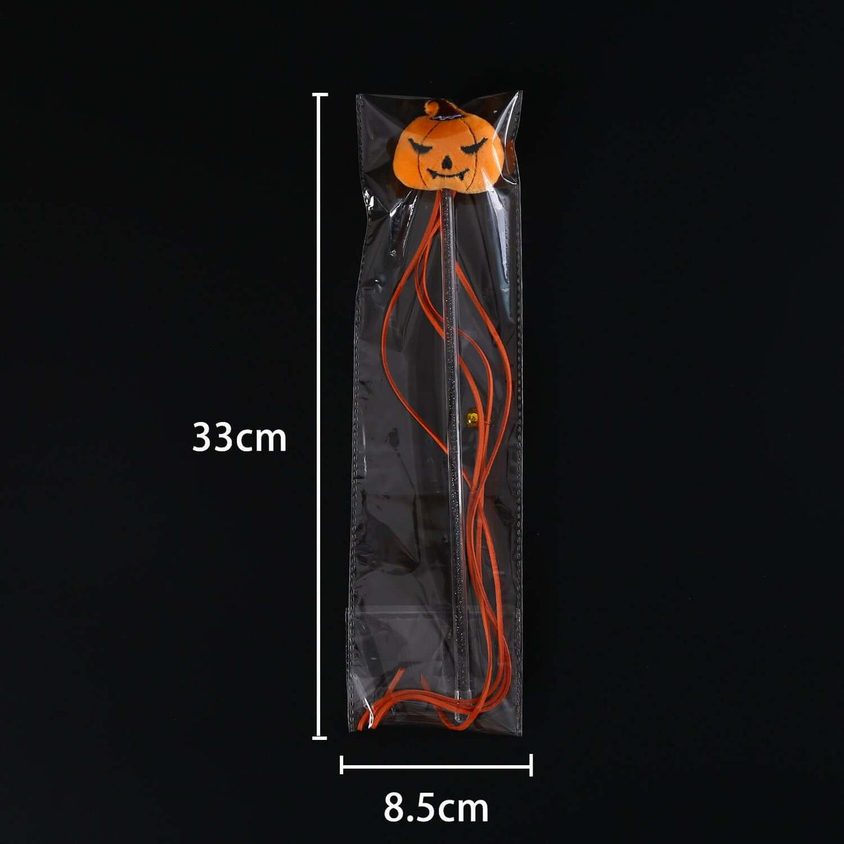 Halloween Cat Teaser Wand – Pumpkin, Bat or Spider