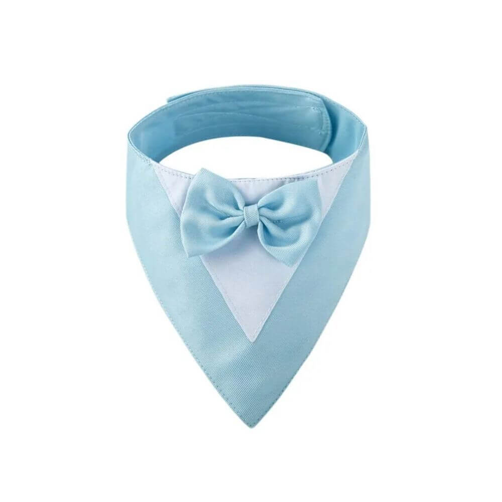Bow Tie Dog Collar Scarf Bib
