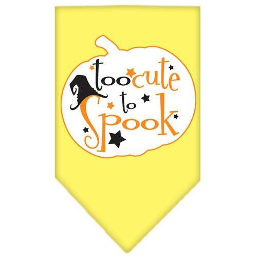 Too Cute to Spook Halloween Pet Bandana