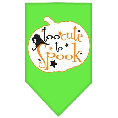Too Cute to Spook Halloween Pet Bandana