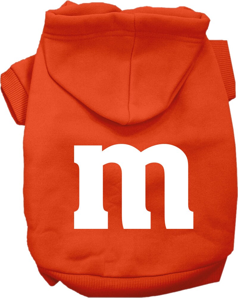 Halloween Pet Hoodie – "The M Costume"