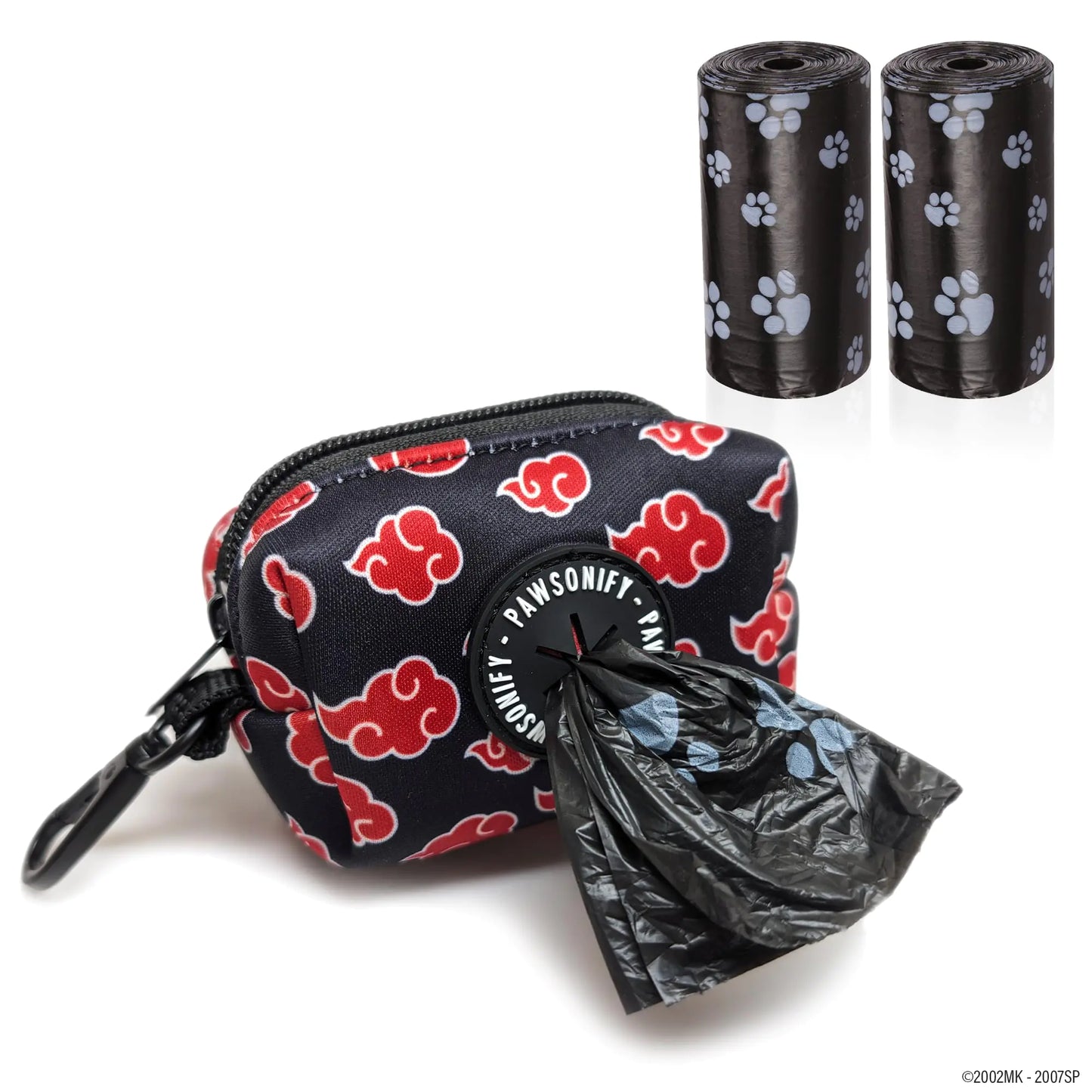 Akatsuki Clip-On Poop Bag Holder + 2 Rolls