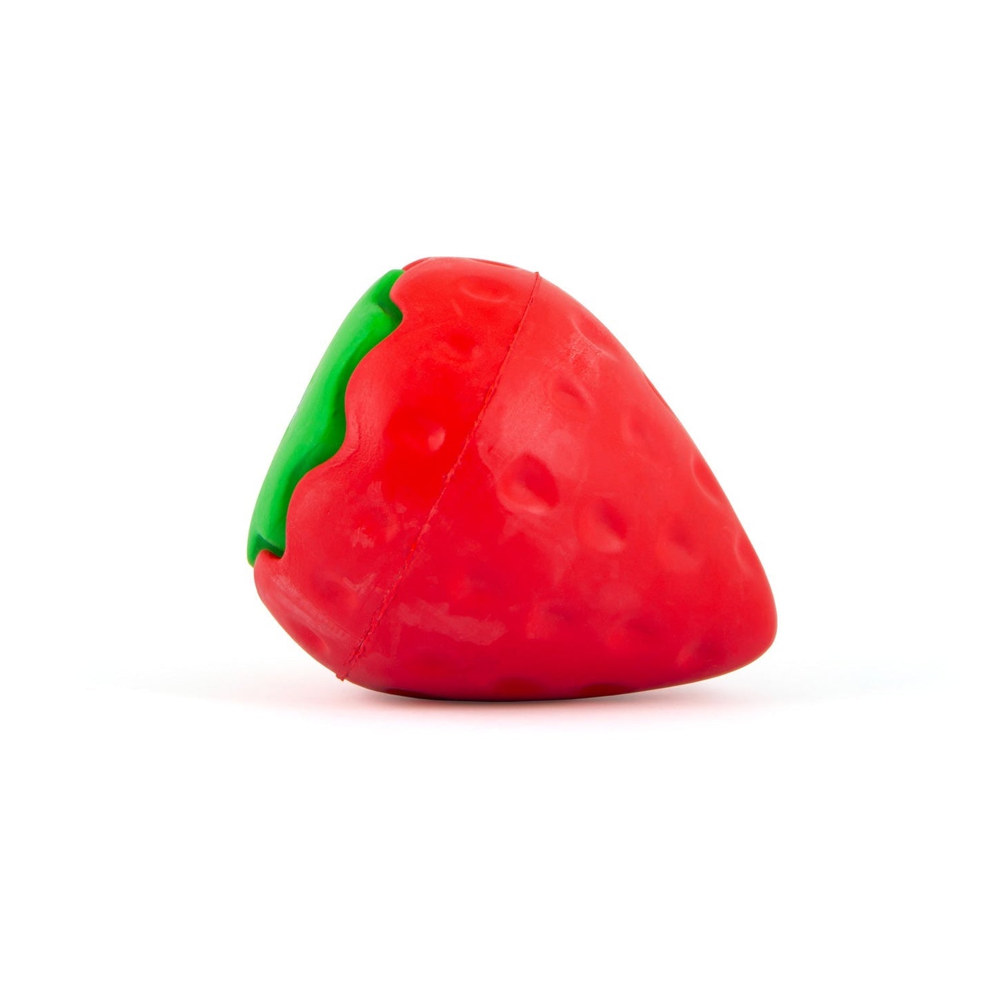 Jouet à mâcher dentaire couineur en caoutchouc naturel pour chien, Jeffers, fraise couineur
