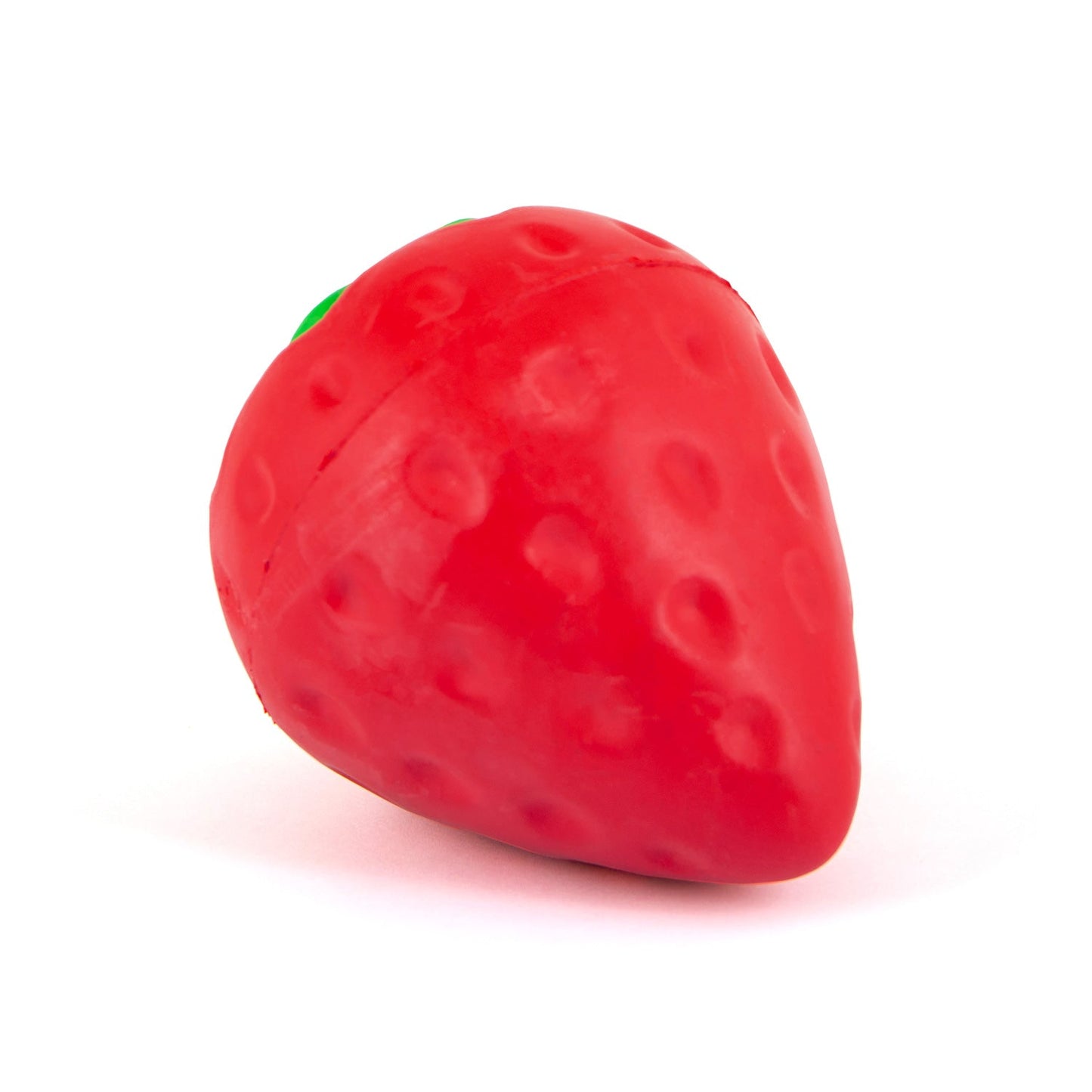 Jouet à mâcher dentaire couineur en caoutchouc naturel pour chien, Jeffers, fraise couineur