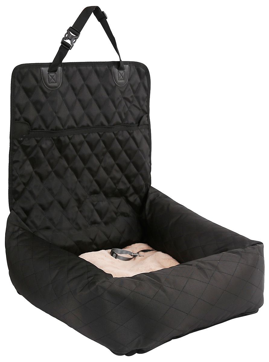 Pet Life ®'Pawtrol' Dual Converting Travel Safety Carseat and Pet Bed