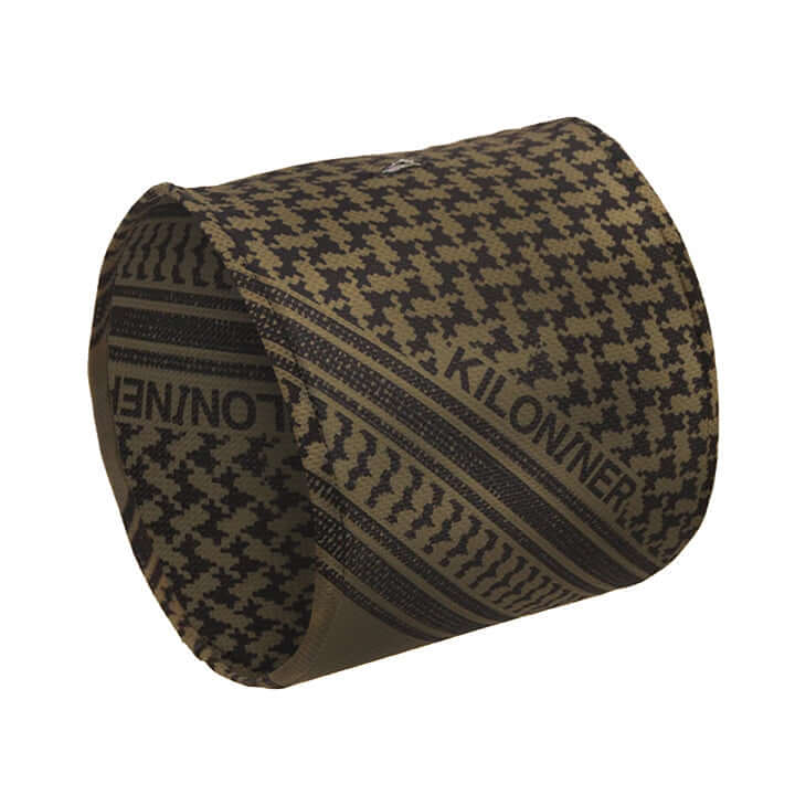Cooling Shemagh Scarf for Dogs in a stylish houndstooth pattern, designed for pet comfort and cooling.