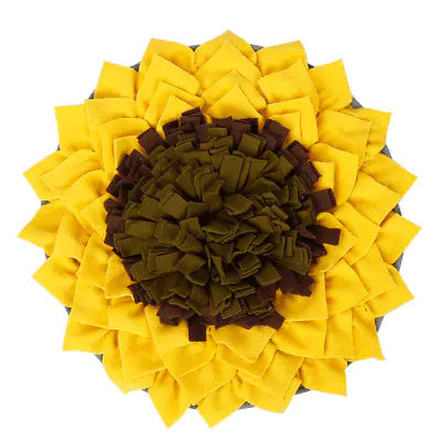 Sunflower Pet Snuffle Mat for Slow Feeding and Training and Fun